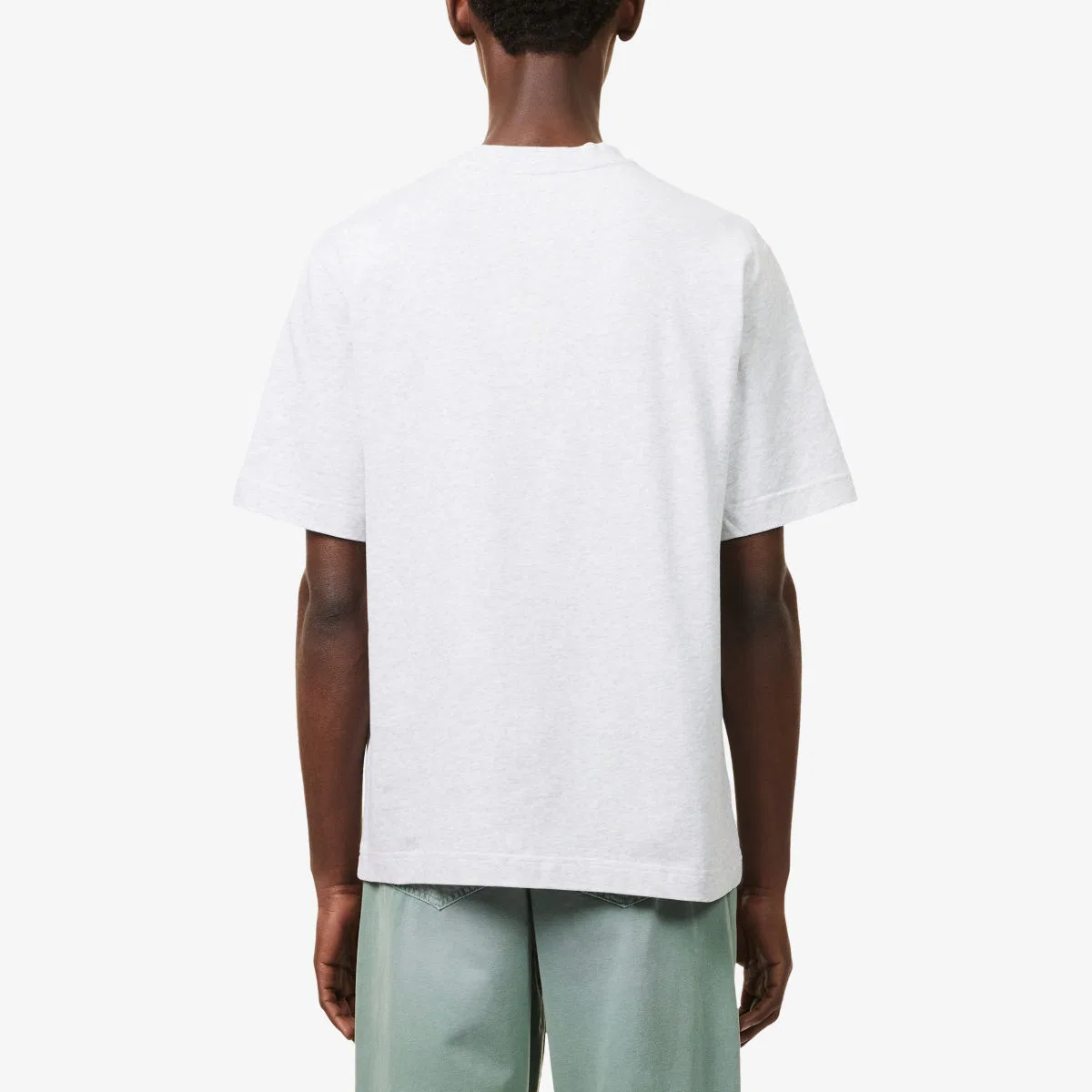 Футболка Le gros Grain из хлопкового джерси Jacquemus, серый — фото 4