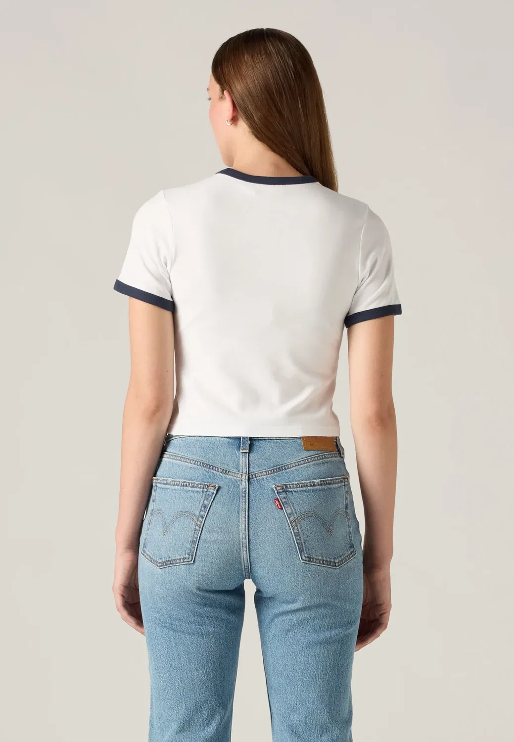 Укороченная футболка Hayes - футболка с принтом Levi'S, Bright White — фото 3