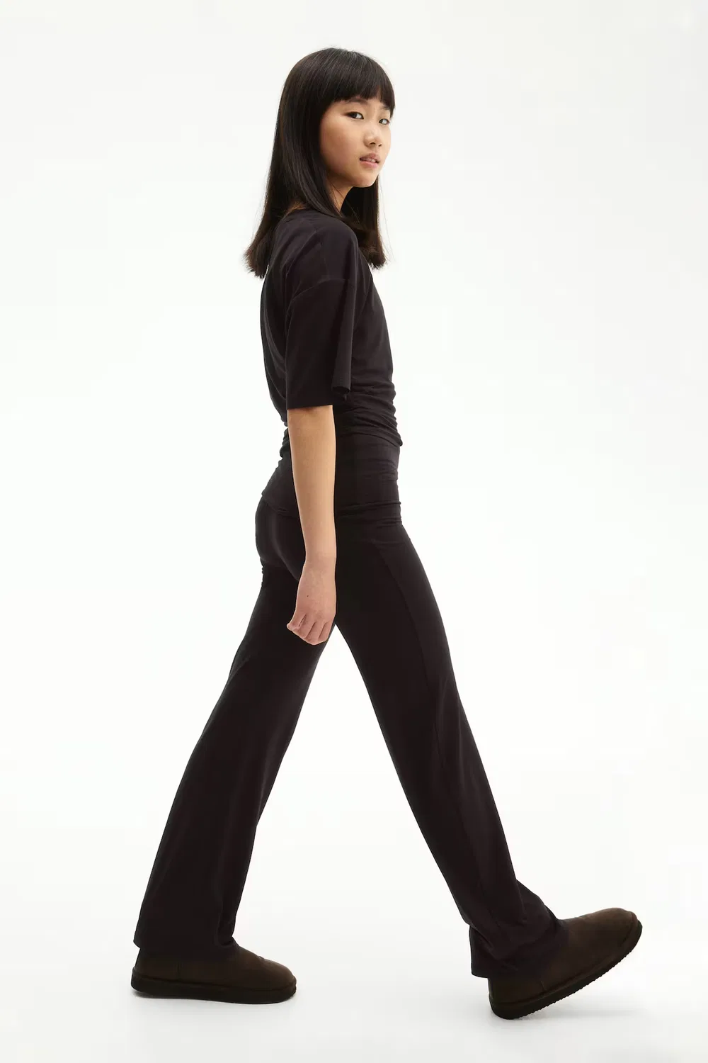 Леггинсы для йоги с технологией Softmove H&M, Schwarz — фото 3