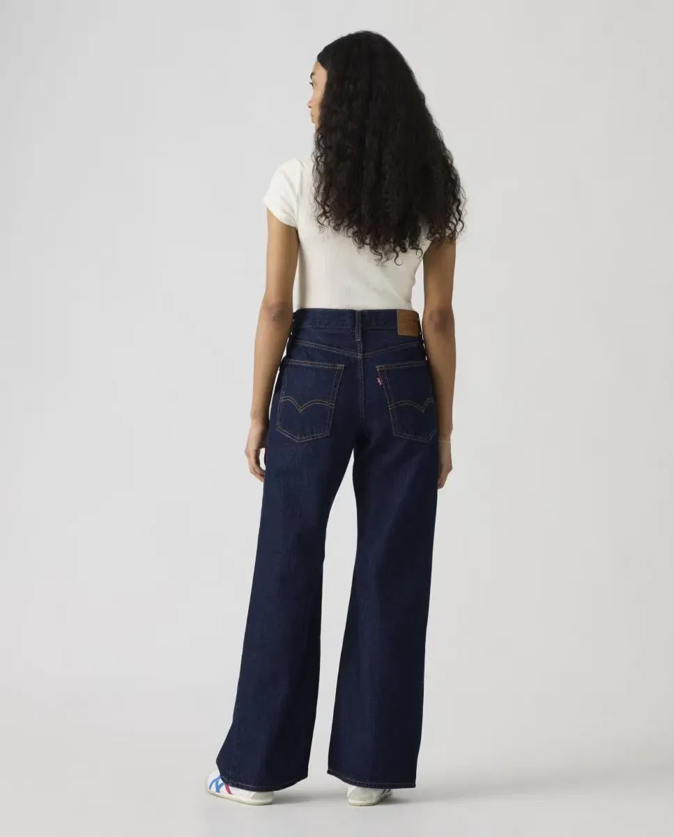 Женские джинсы-клеш с завышенной талией Levi's, Azul Índigo — фото 2