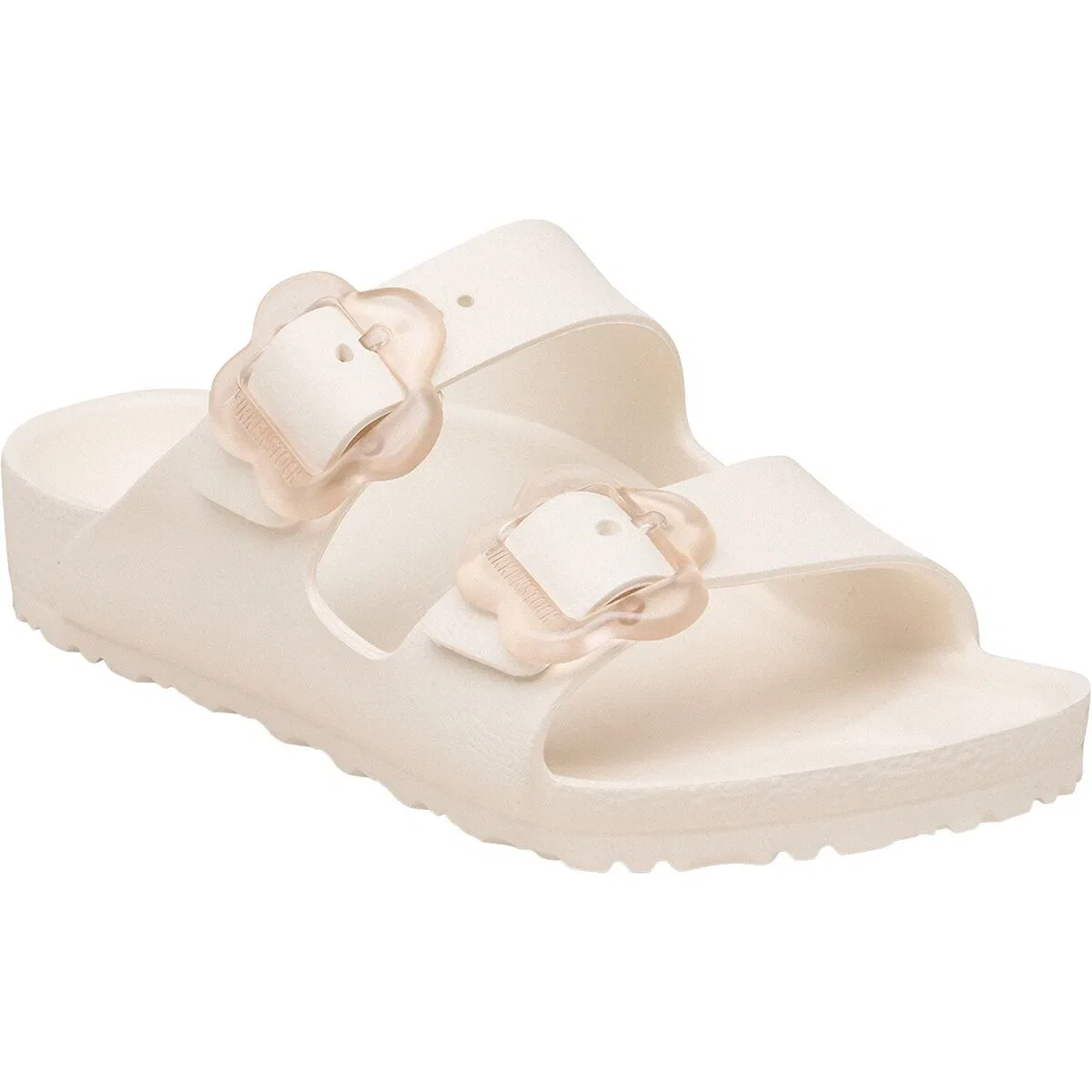 Детские сандалии для мальчиков с цветочной пряжкой Arizona Birkenstock, Eva Eggshell