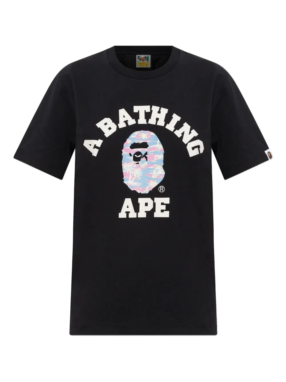 

Футболка с графическим принтом A BATHING APE, черный