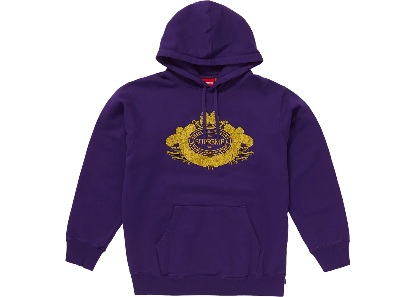 Мужская худи с принтом Love or Hate Supreme, Purple