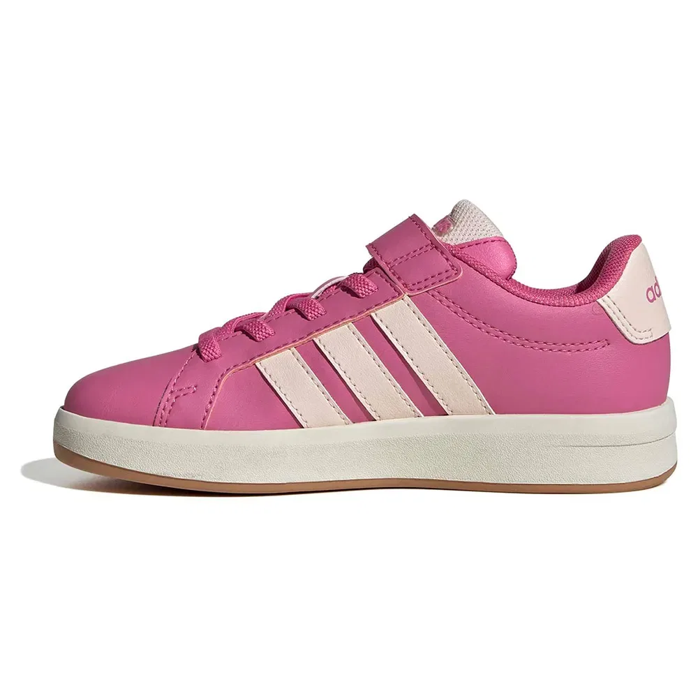 Кроссовки детские Grand Court Adidas, розовый — фото 3