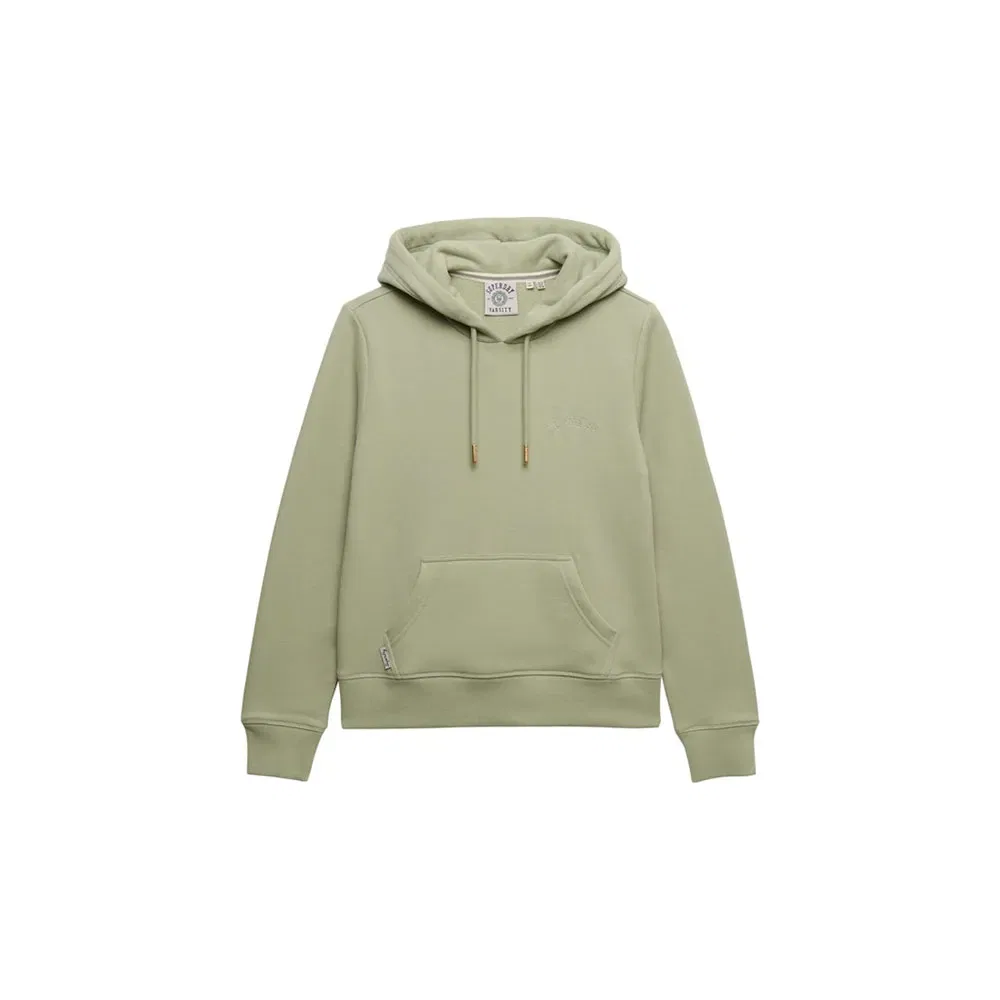 Худи Essential Logo Embroidered Superdry, зеленый — фото 3
