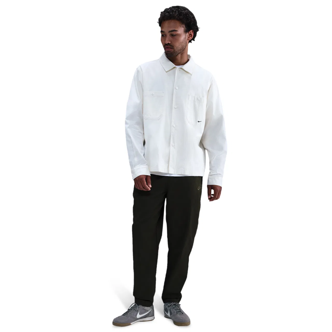 Мужские брюки Club Woven Tapered Nike, цвет Sequoia/Sequoia — фото 3