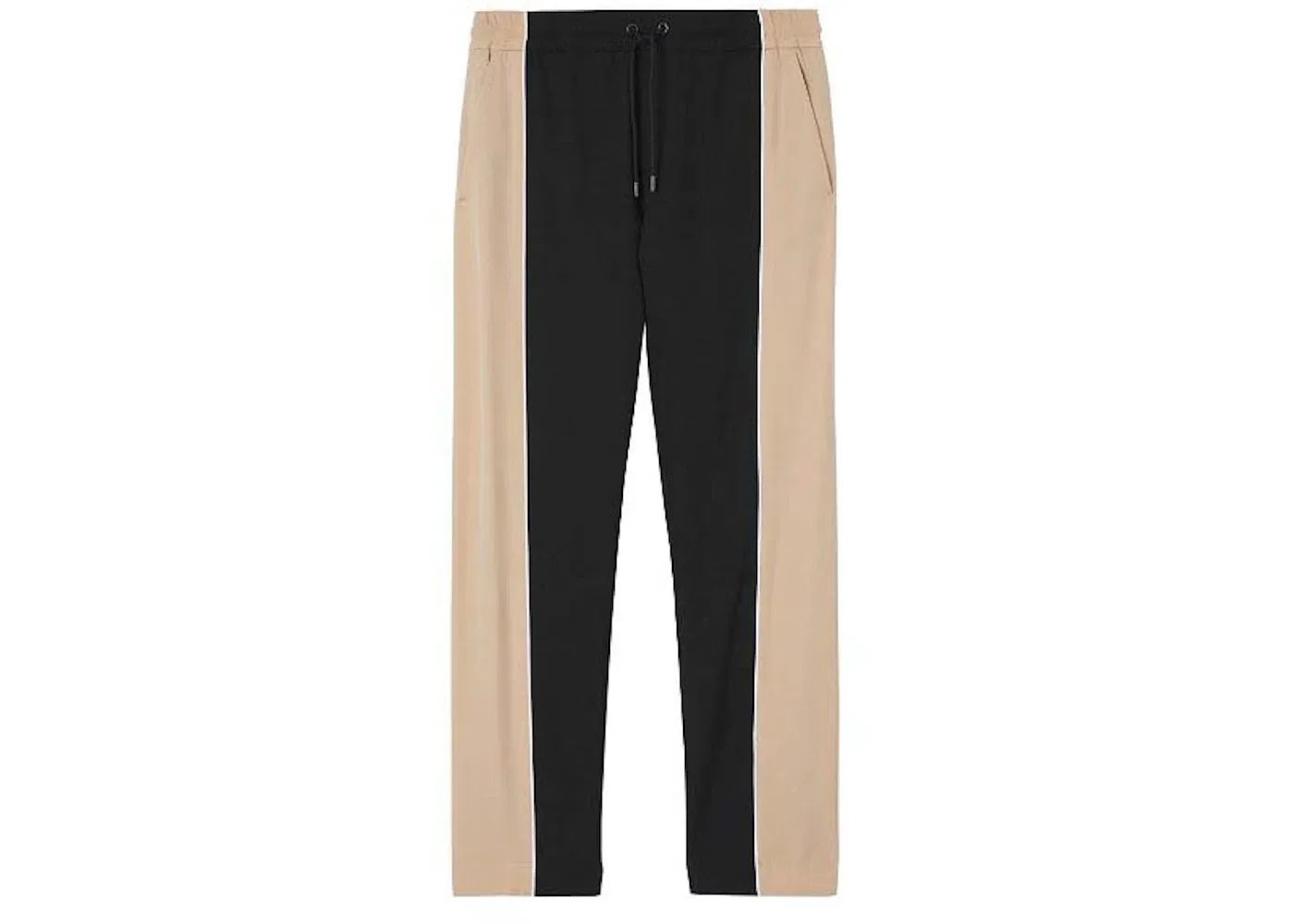 Мужские спортивные брюки с контрастной полосой Burberry, Black Beige