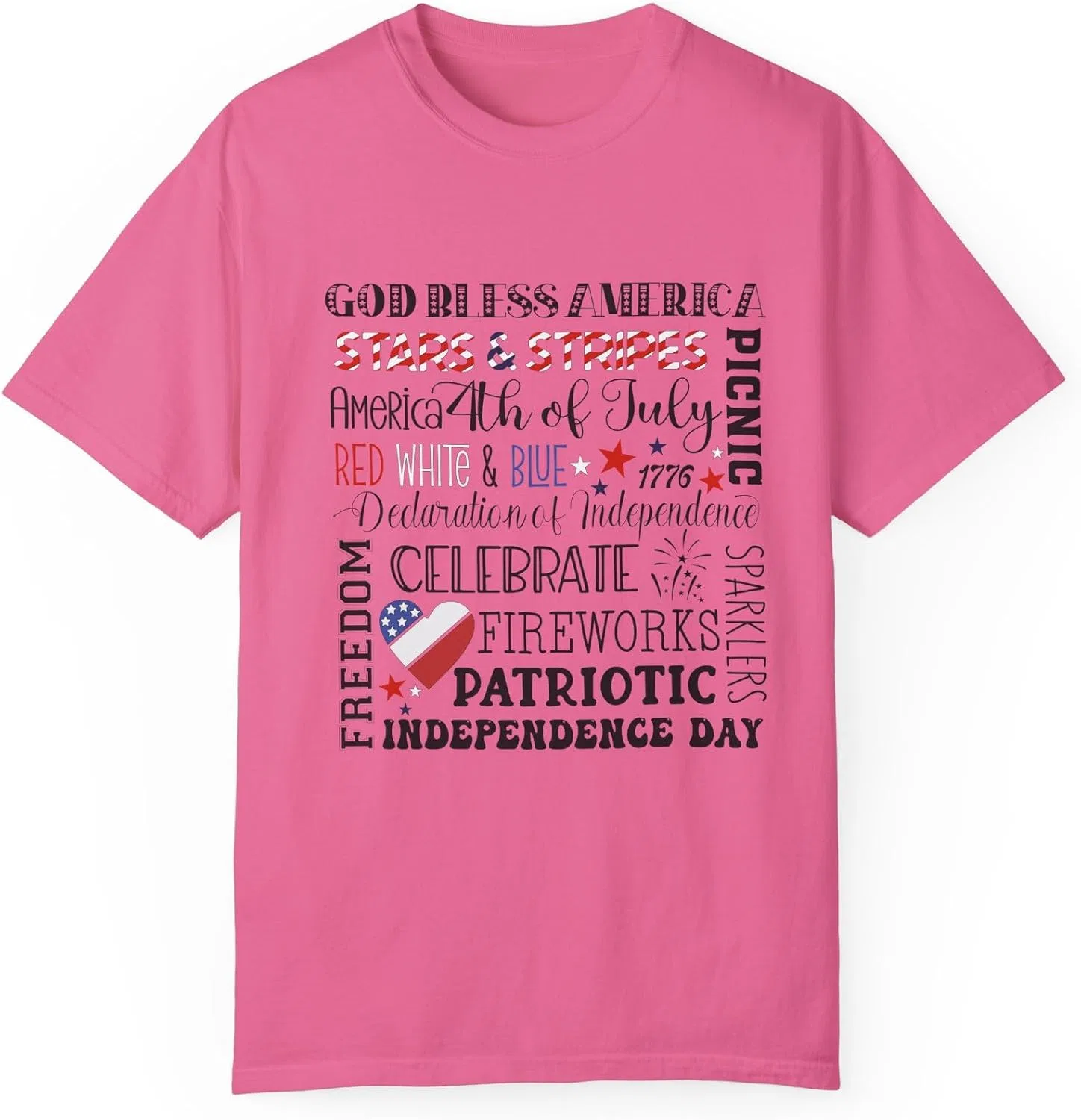 Футболка свободного кроя Comfort Colors 1717, Crunchberry