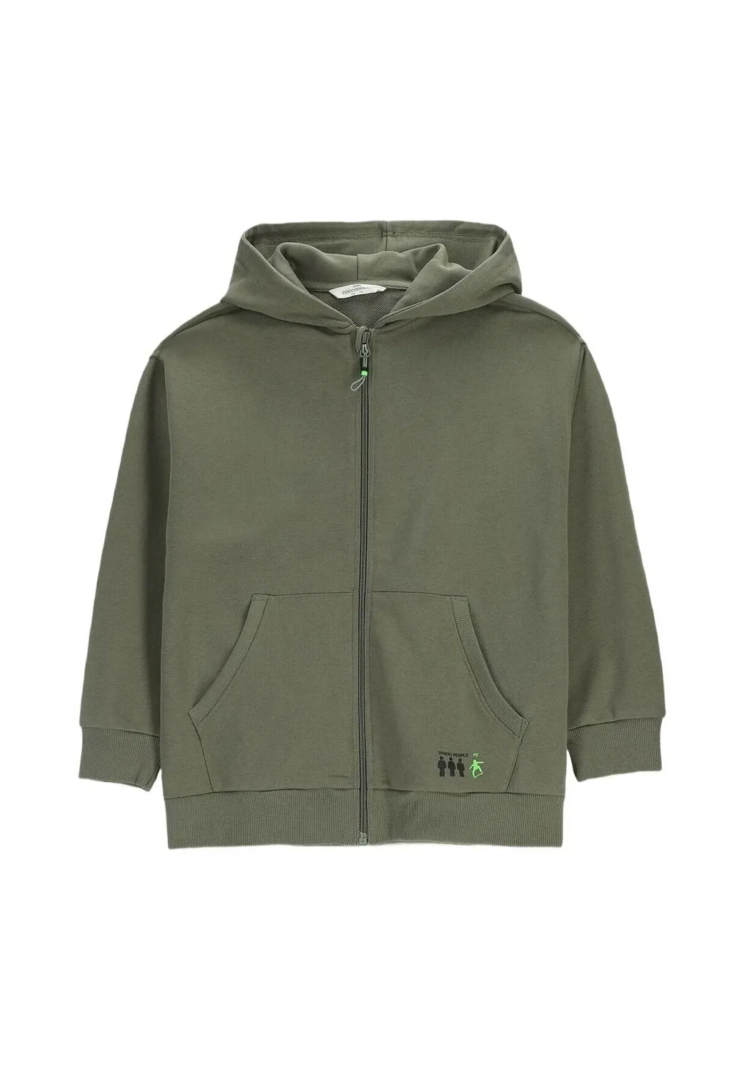 Bluza rozpinana (m-wc6132401vba-032-092) - толстовка на молнии Coccodrillo, Grün