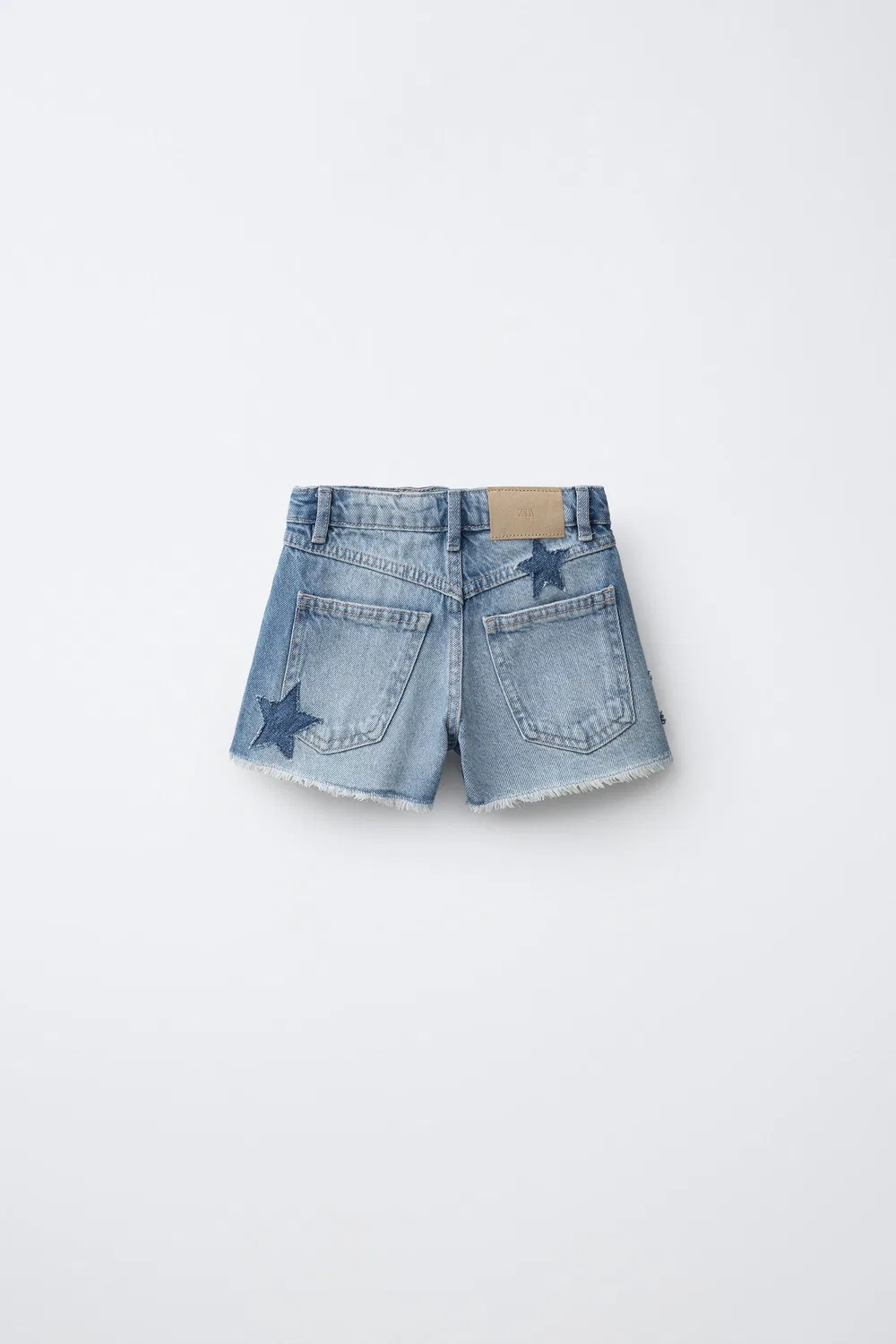 Шорты-бермуды из джинсовой ткани Star ZARA, Blue — фото 2