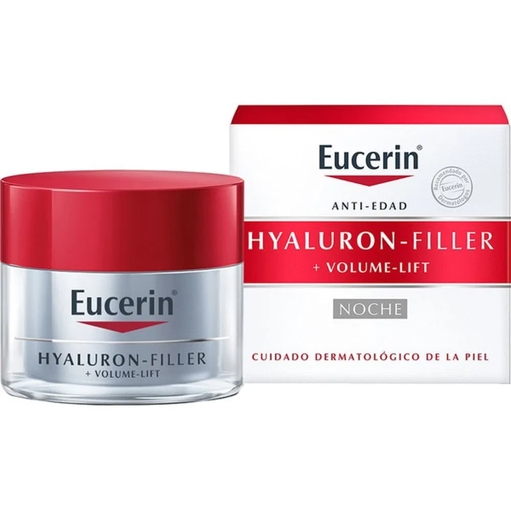 Ночной крем для лица с эффектом наполнения объемом Hyaluron Filler + volume-lift noche Eucerin, 50 мл — фото 2