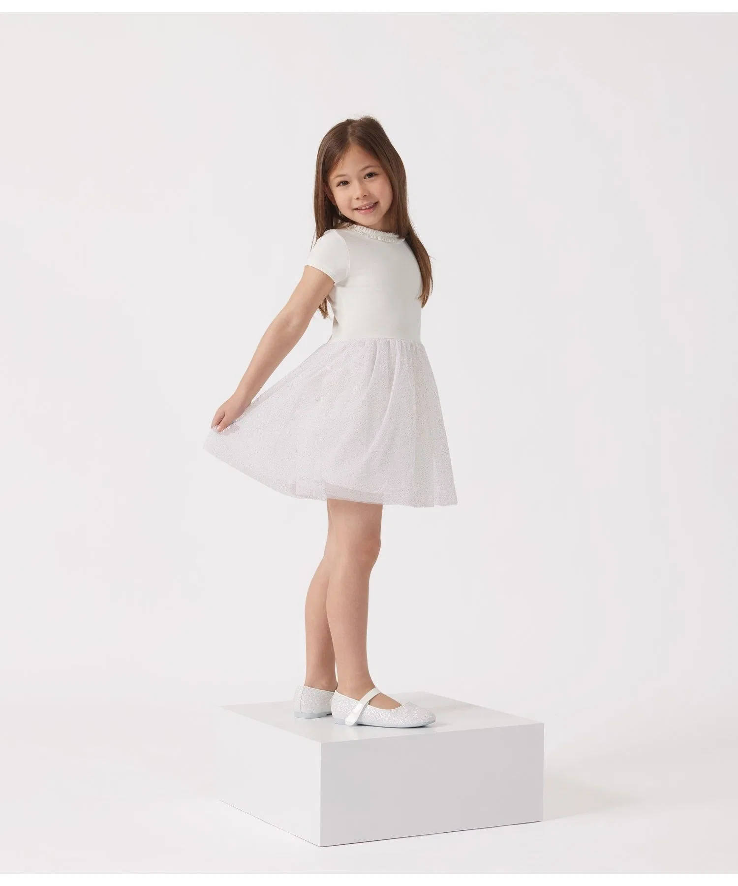 Детское платье PETIT BATEAU с коротким рукавом