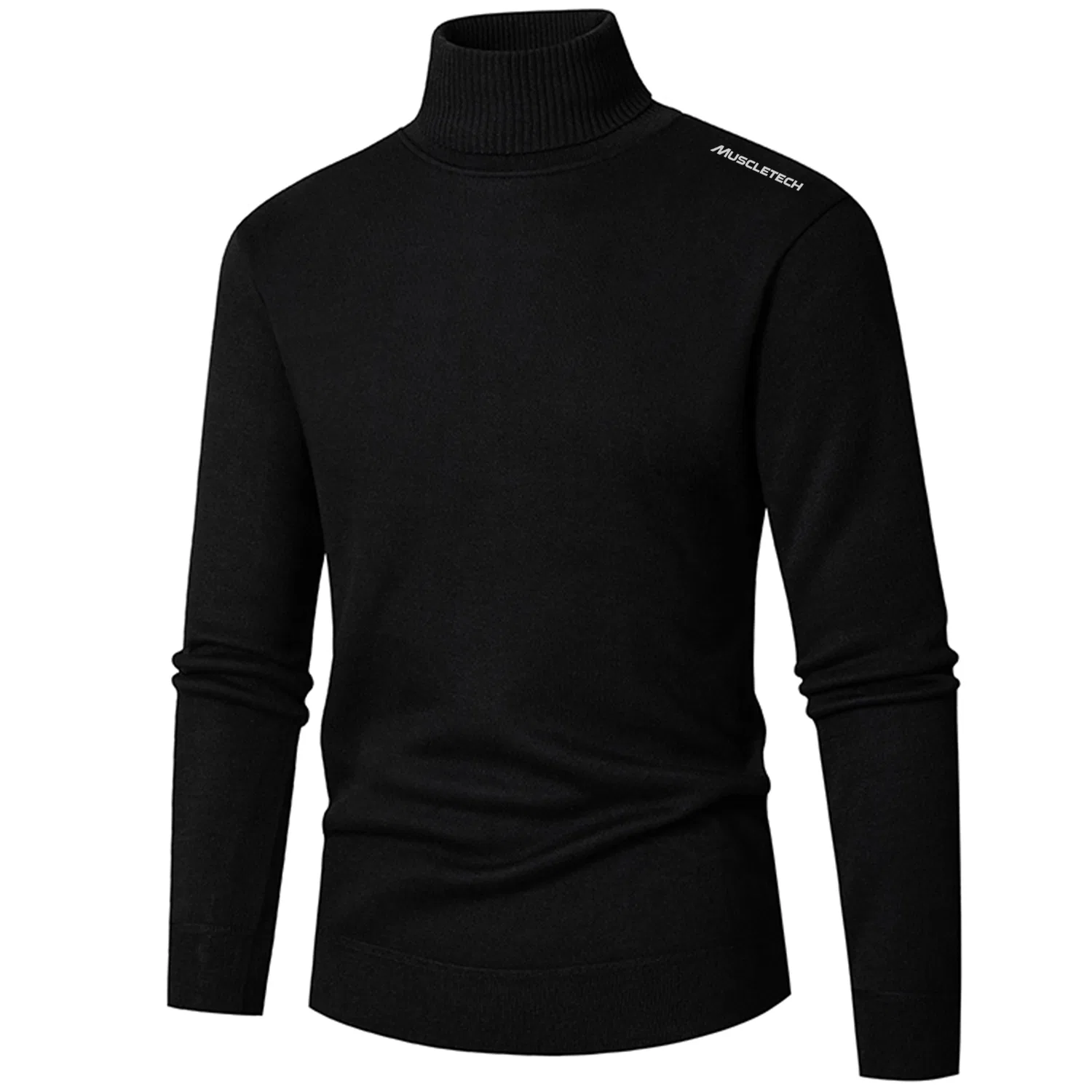 Детский свитер с высоким воротником утепленный на флисе Unisex Turtleneck MUSCLETECH