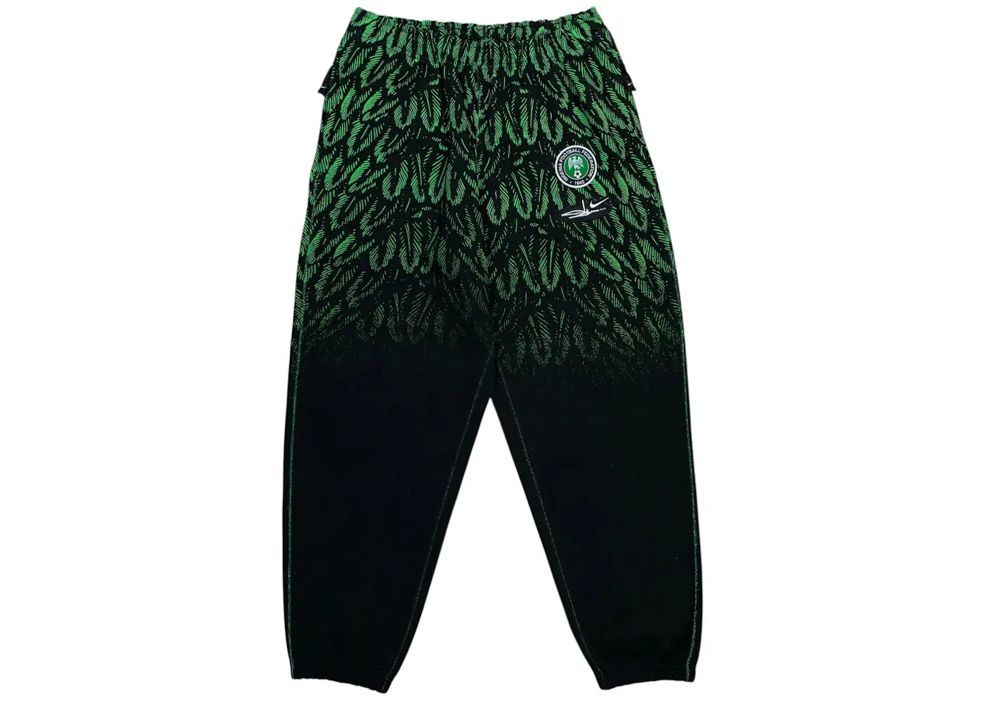 Мужские спортивные штаны из флиса Nike Nigeria x Slawn Pants, Черный