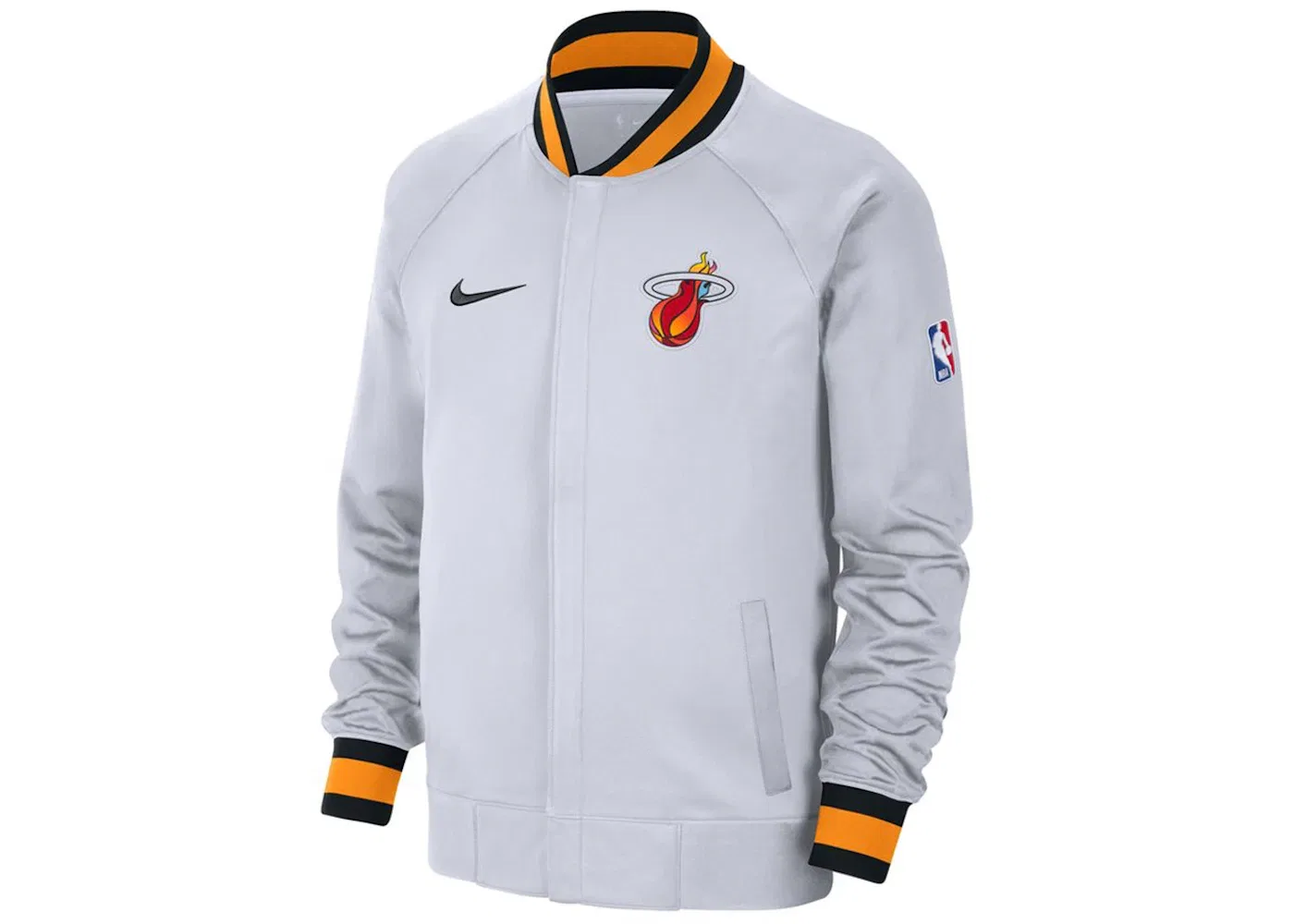Мужская куртка Nike NBA Miami Heat Showtime City Edition Dri-Fit Jacket, White