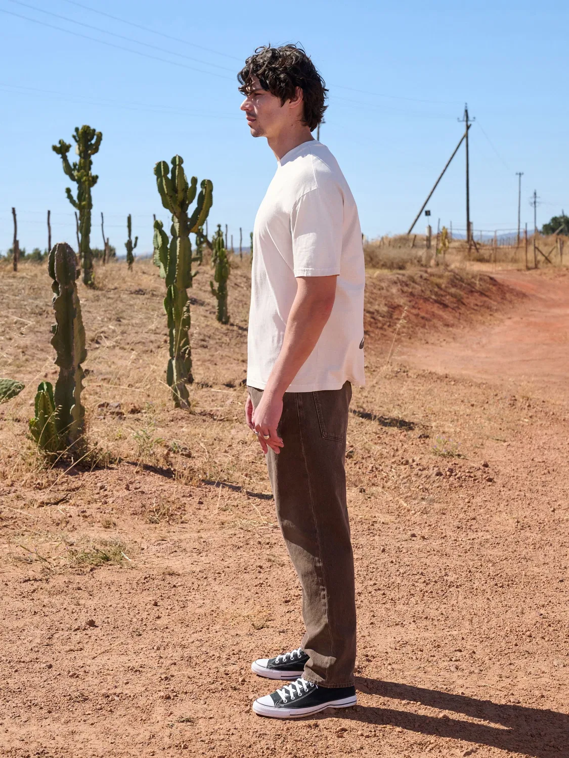 Джинсы Relaxed Tapered Fit Next, ржаво-коричневый — фото 3
