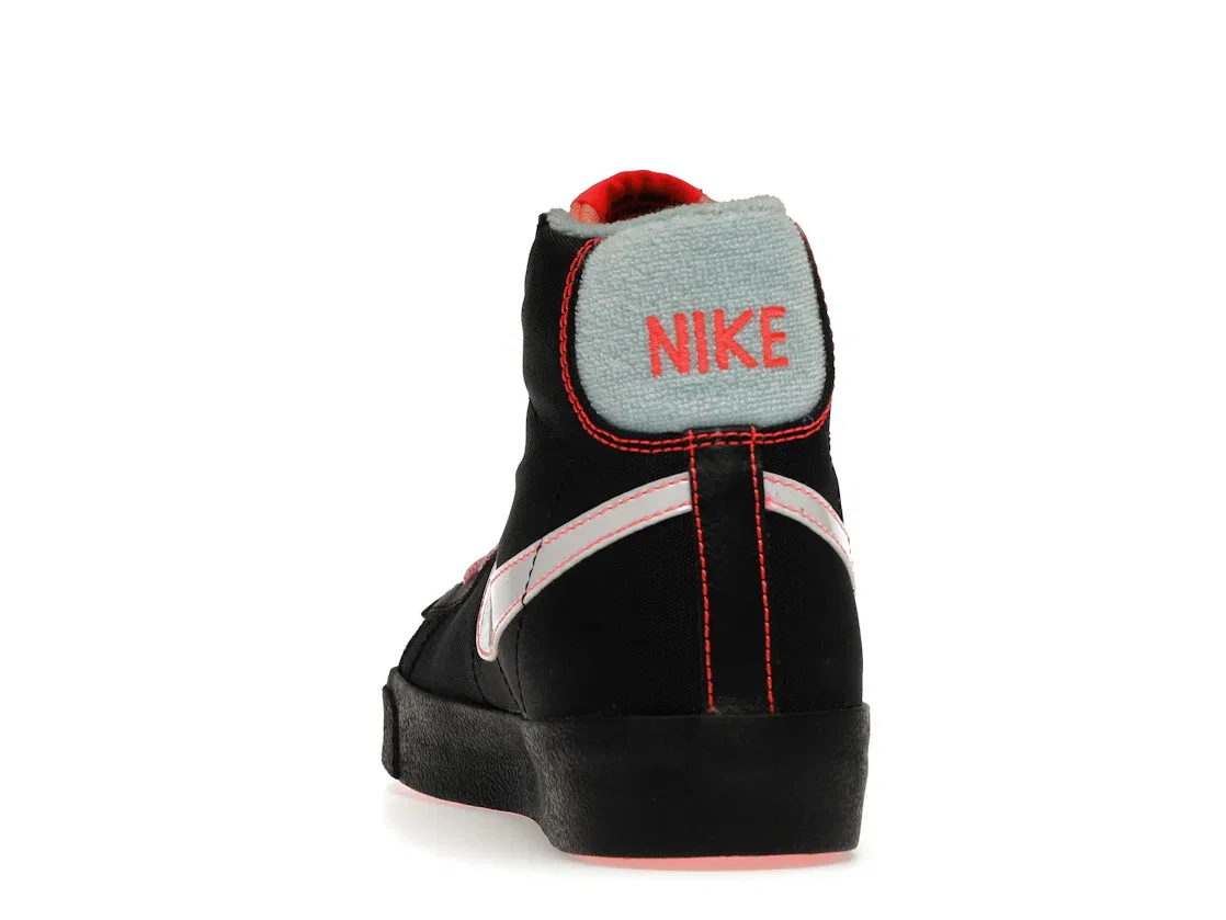 Детские кроссовки Lifestyle Nike Blazer Mid '77, Black/White/Flash-Crimson — фото 4
