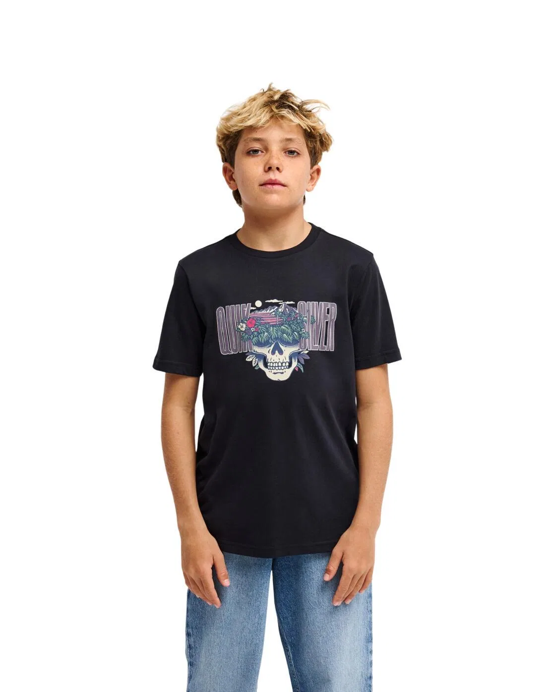 Детская футболка с принтом PARADISE POINT Y Quiksilver, Schwarz