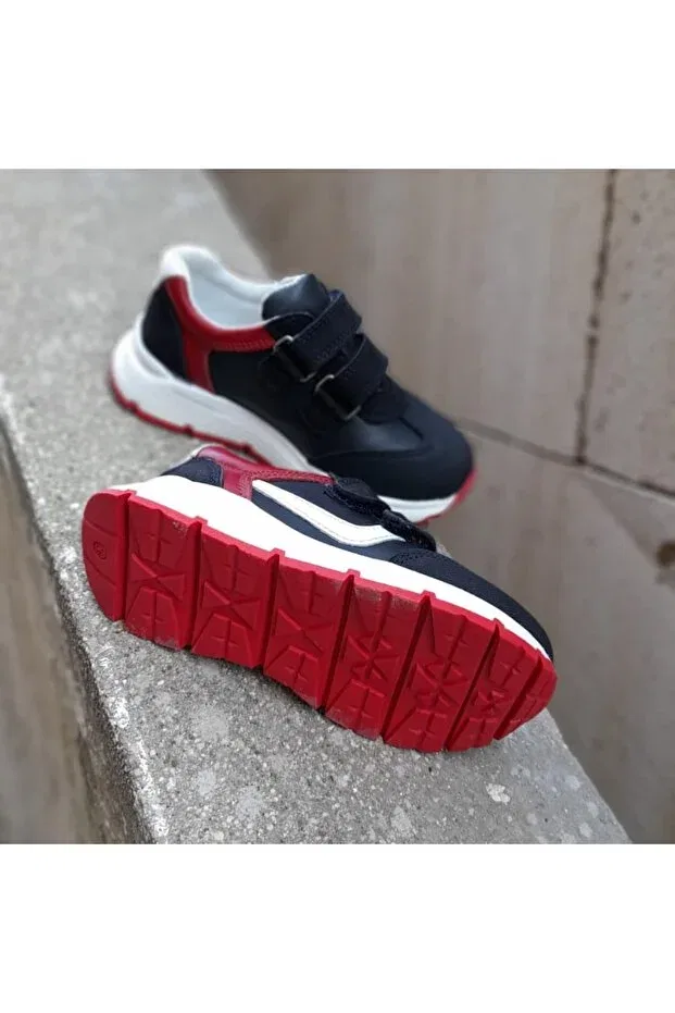 Детские кеды для мальчиков ортопедические Özpinarci, Navy Blue — фото 3