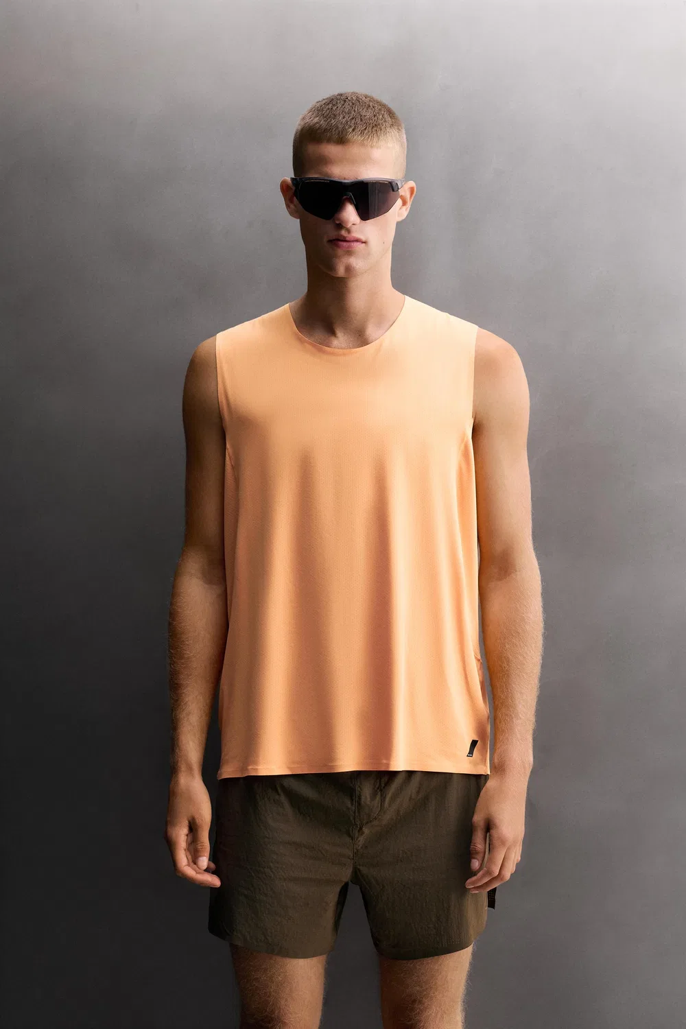 Беговая майка ZARA, Orange — фото 2