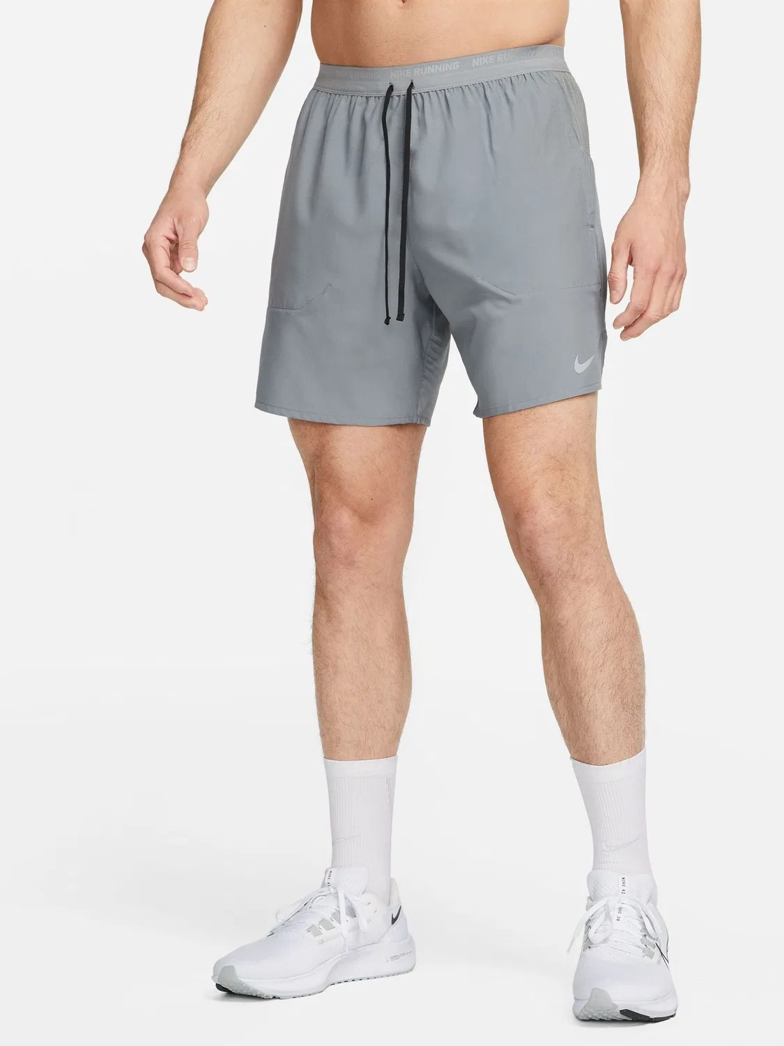 Шорты беговые Dri-FIT Stride Nike, серый — фото 3
