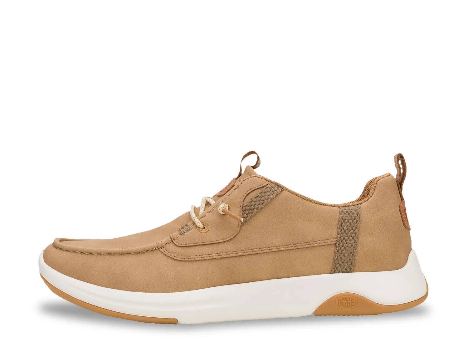 Туфли-лодочки HEYDUDE Wally Drift Classic Boat Shoe - Men's, коричневый — фото 3