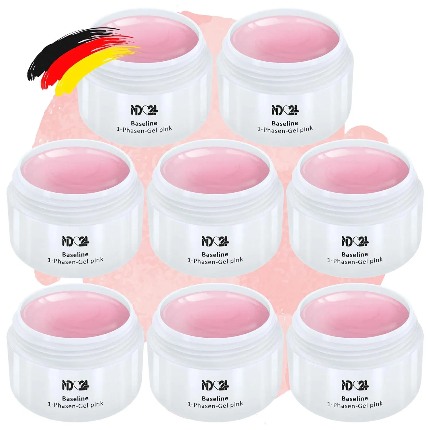 Набор гелей для наращивания ногтей Studioline Gel Set (3 x 5 мл) Nd24 Naildesign