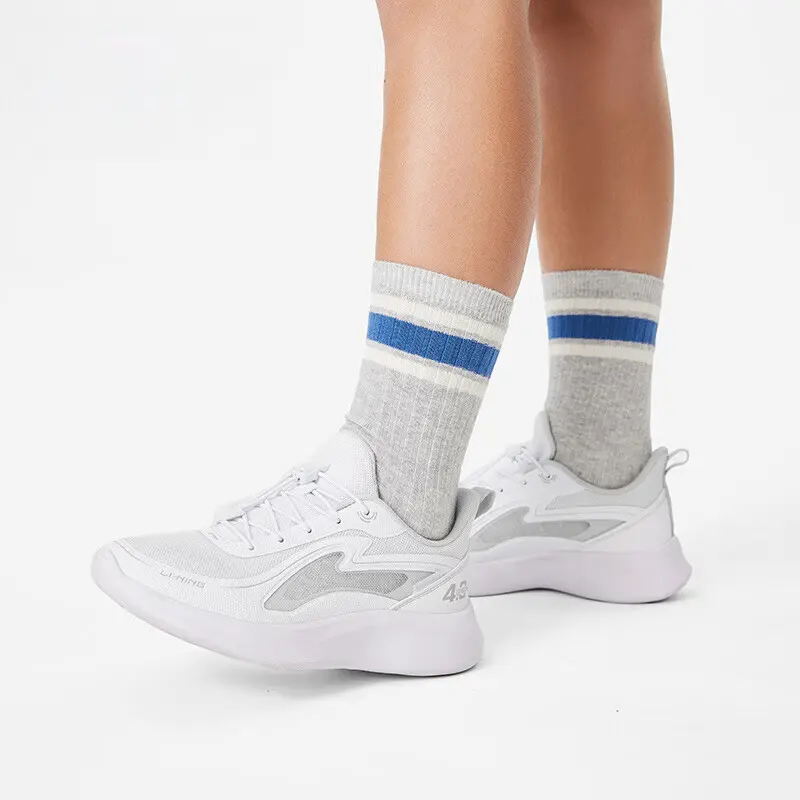 Damselfly 4 LI NING CLOUD Низкие Детские Повседневные Кроссовки Белый Серый LINING YOUNG — фото 2