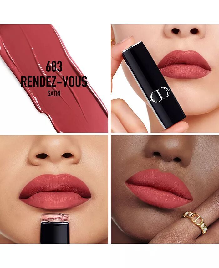 Рефил для губной помады Rouge Dior – Сатиновый, цвет 683 Rendez-vous - the iconic nude — фото 2