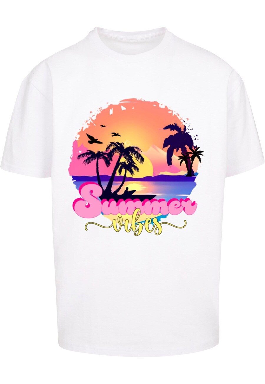 

Футболка Merchcode SUMMER VIBES SUNSET, белый