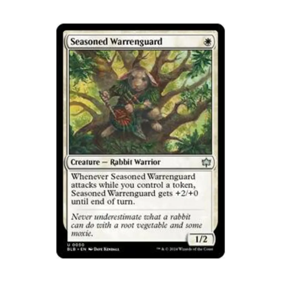 

CCG Опытный военный страж (U), MTG - Bloomburrow