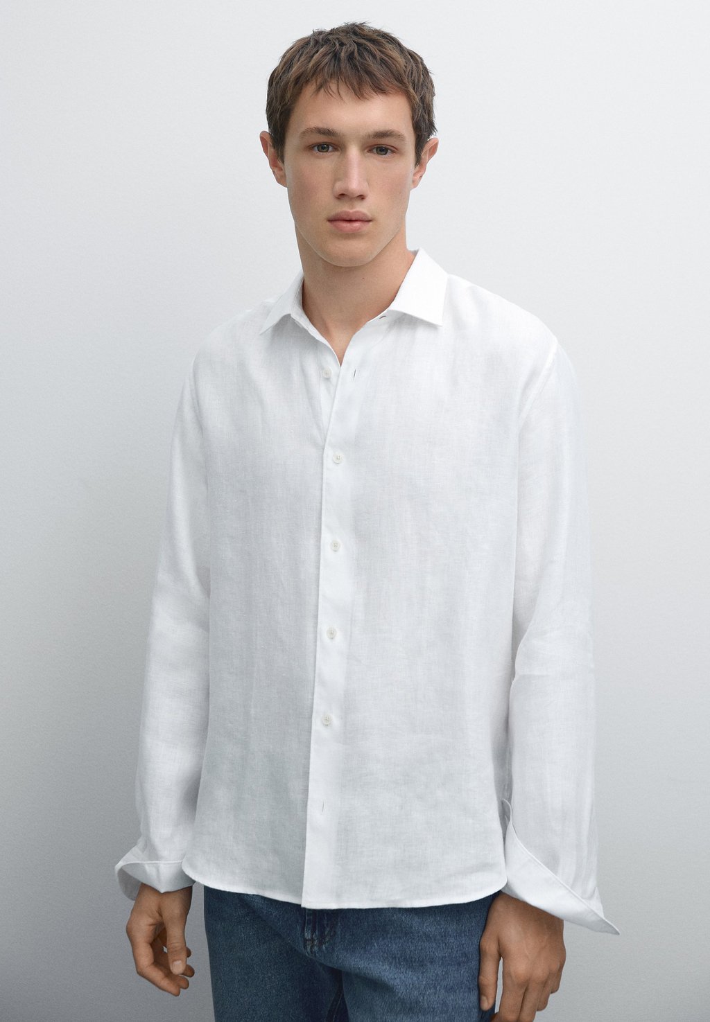 

Рубашка Massimo Dutti, белый