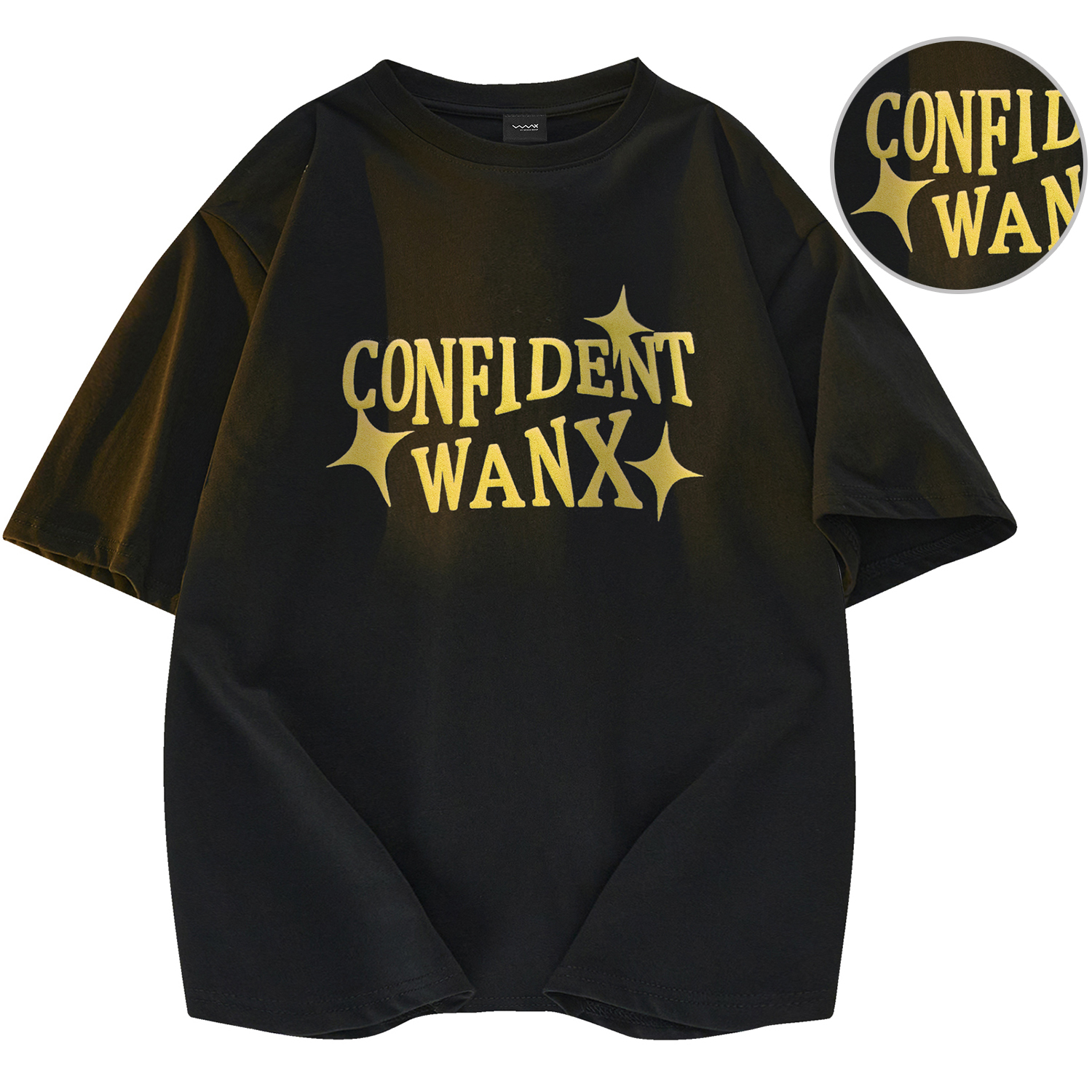 

Wanx футболка унисекс, Черный/Розовый