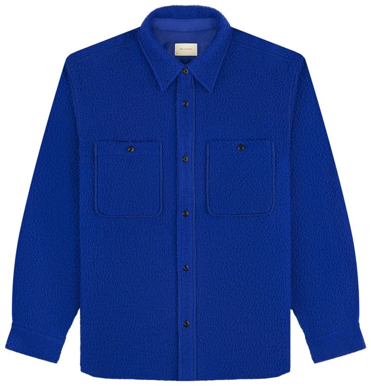 

Шерстяная рубашка Aimé Leon Dore Casentino, синий