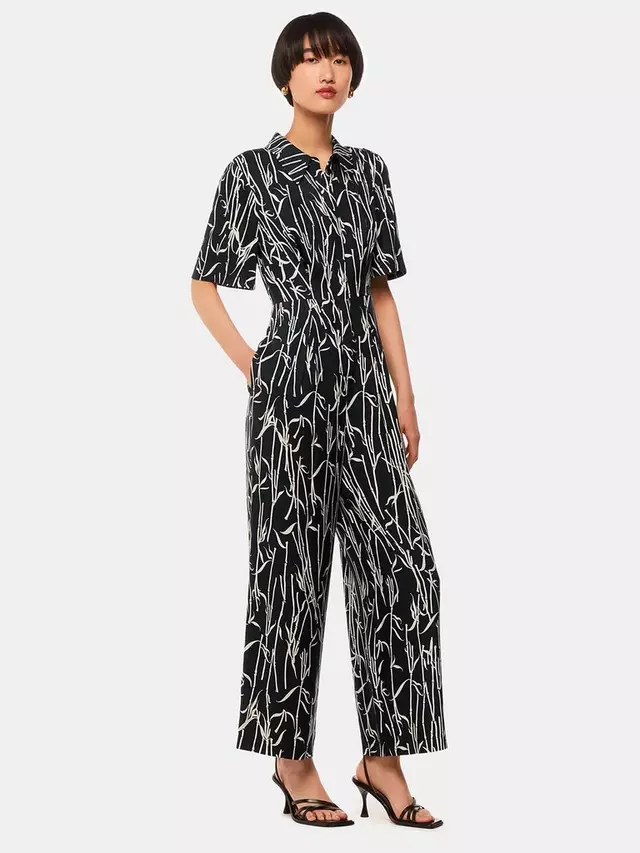 

Комбинезон Whistles Edina Bamboo Shoots, цвет black/white