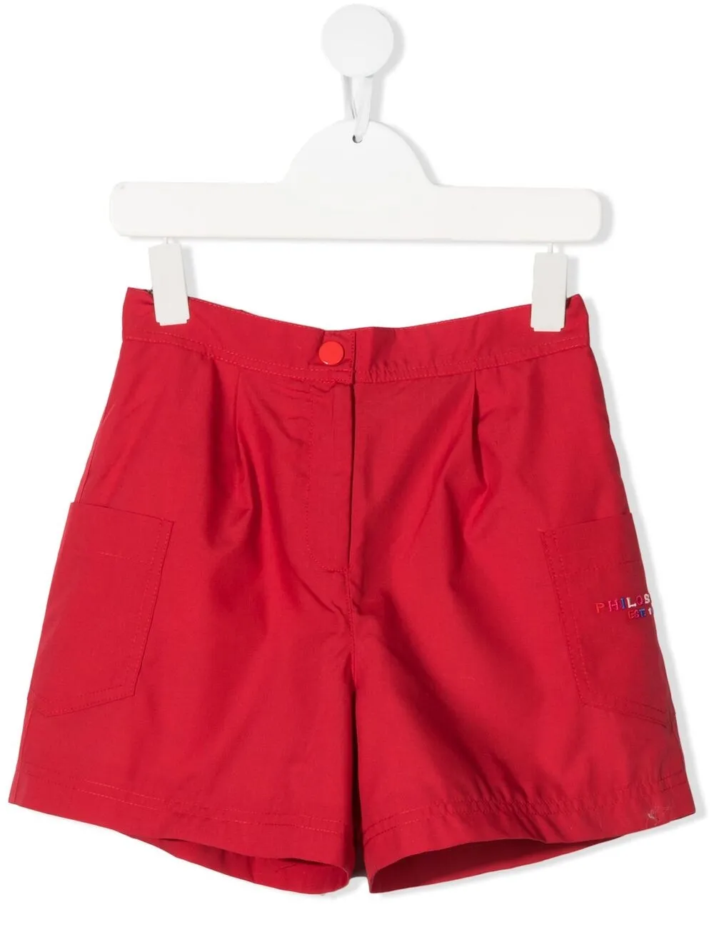 

Шорты с логотипом Philosophy Di Lorenzo Serafini Kids, красный