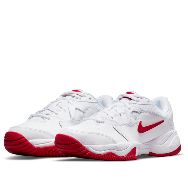 Кроссовки court jr. lite 2 k white/red Nike, белый — фото 3