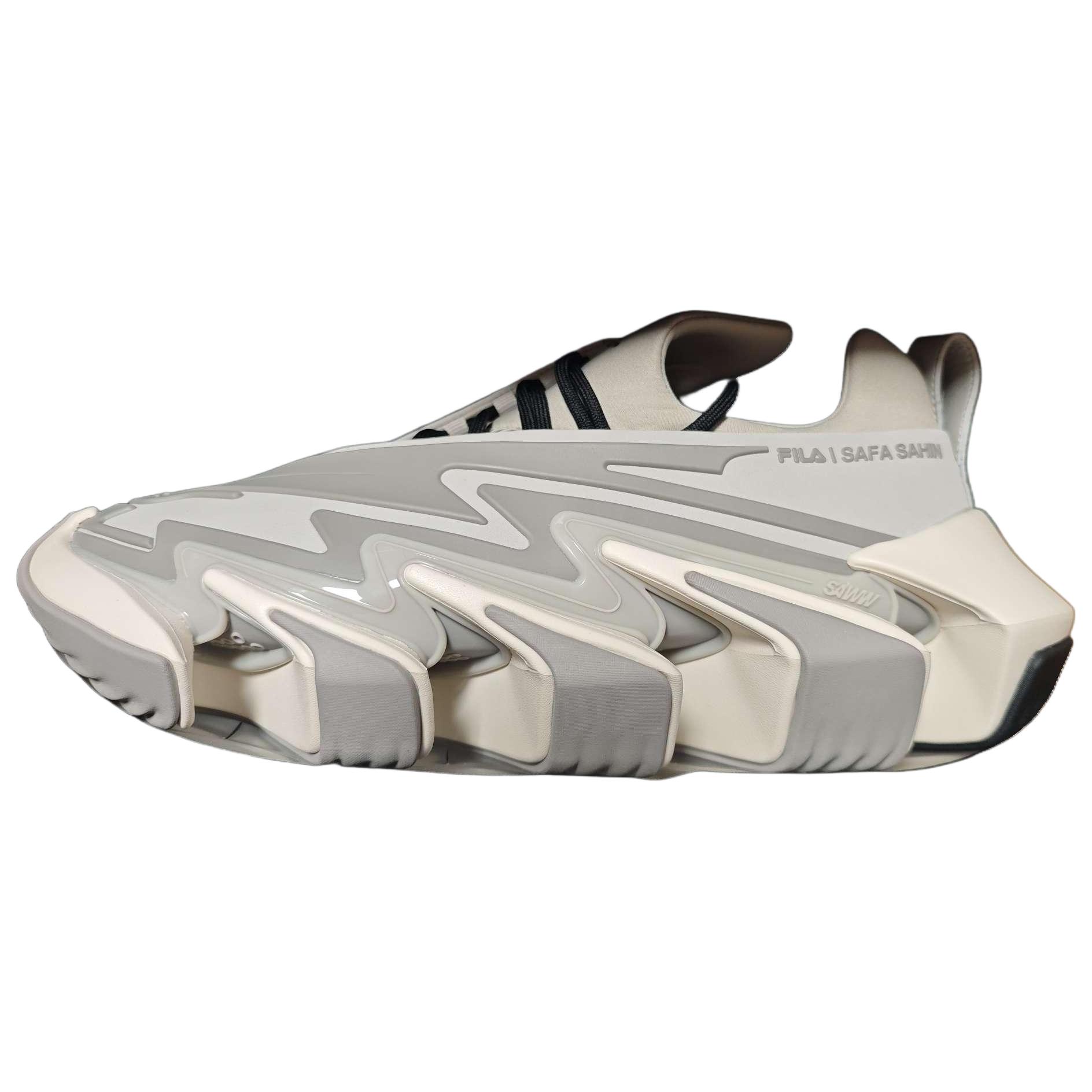 

FILA FUSION Износостойкие низкие повседневные кроссовки мужские серо-белые