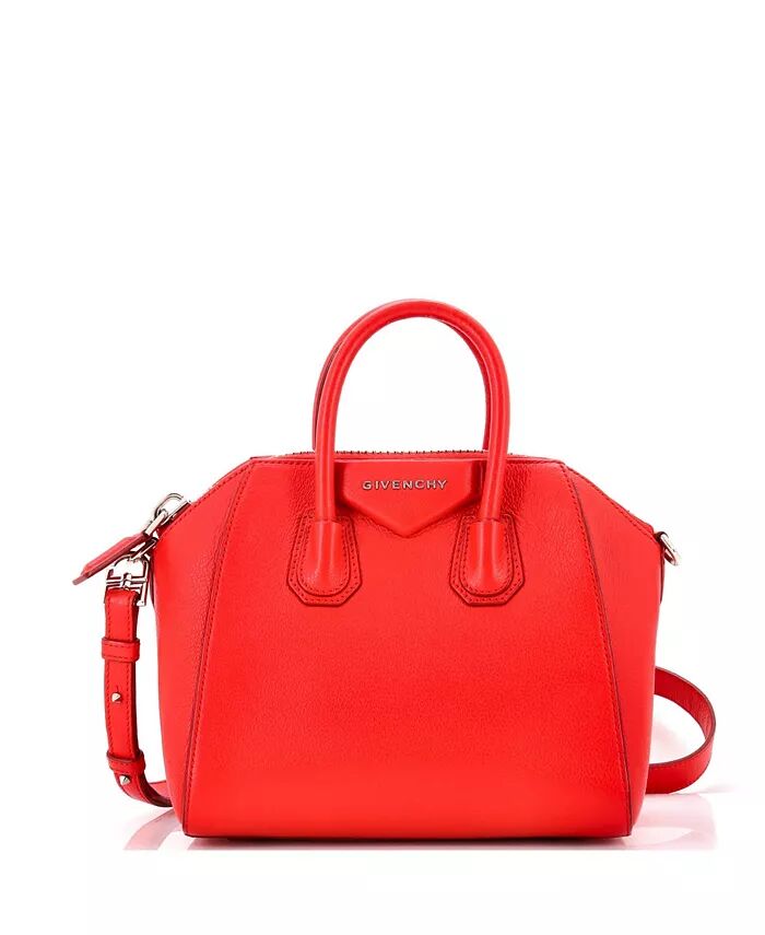 

Мини-сумка Antigona из кожи Pre-Owned Givenchy, красный