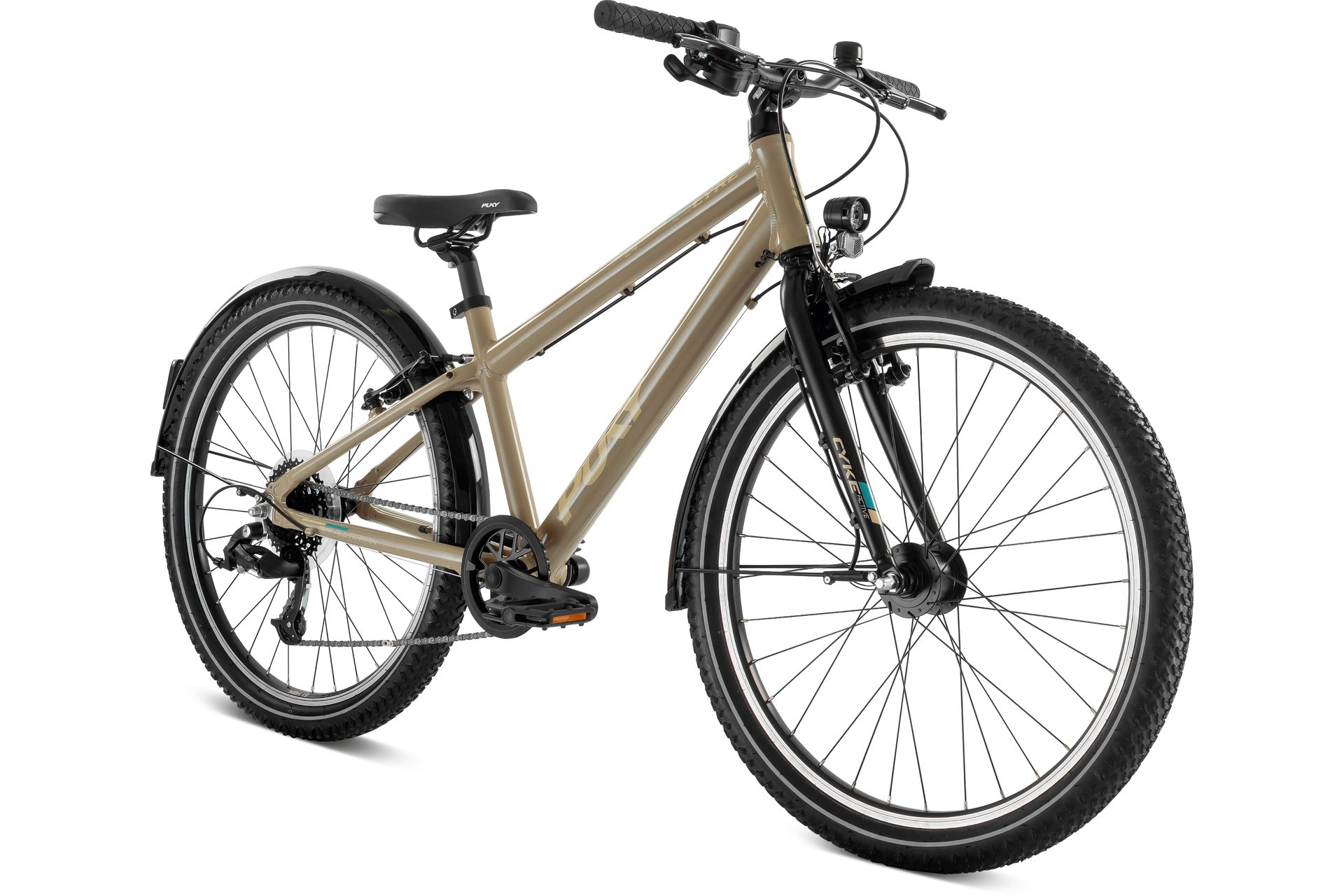 Детский велосипед Puky Cyke 24-8 Active - 24 дюймов - Diamant - 2025, цвет Beige|dusty sand/black — фото 3