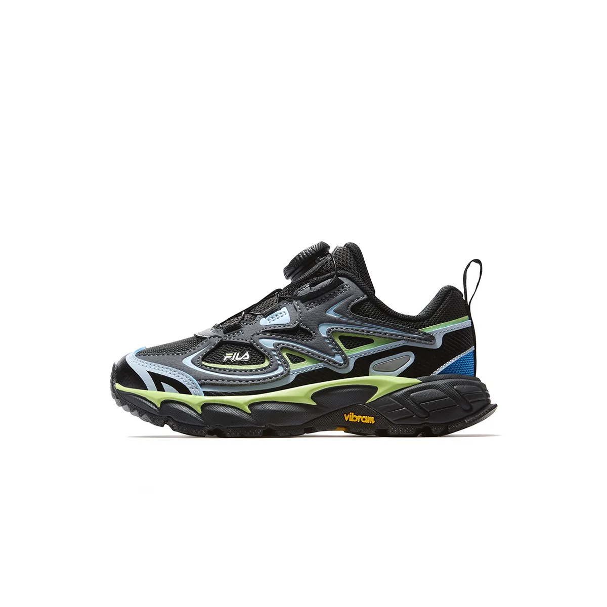 Детские кроссовки для активного отдыха PERFORMANCE FPF FILA KIDS, F-EO Black/Blue Floss Purple — фото 3
