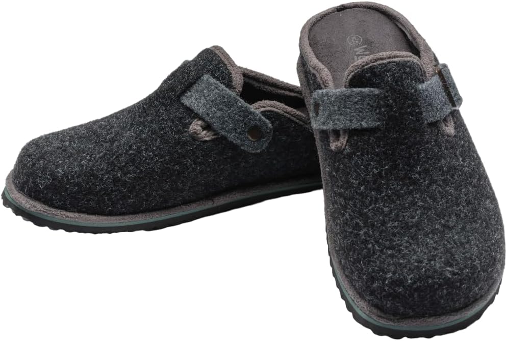 

I WUZZA BOTTLE Сейчас Удобные Эко-Тапочки для Мужчин: Из Переработанных Материалов, Очень Комфортные, Мягкие, Идеальны для Дома и Прогулок, С Металлической Пряжкой I Wuzza Bottle Now Comfy, Anthracite