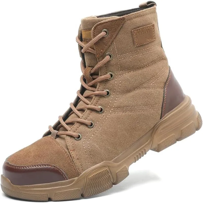 

Стальные ботинки для мужчин, военная рабочая обувь, десантные боевые защитные ботинки, защитная обувь Suwequest