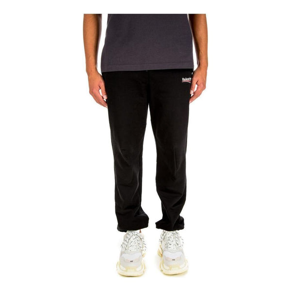 

Брюки political campaign sweatpants 'black' Balenciaga, черный