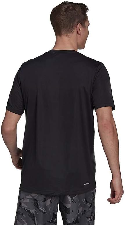 Футболка Adidas ECQ96 Essentials Single Jersey Big Logo с коротким рукавом, черный — фото 2