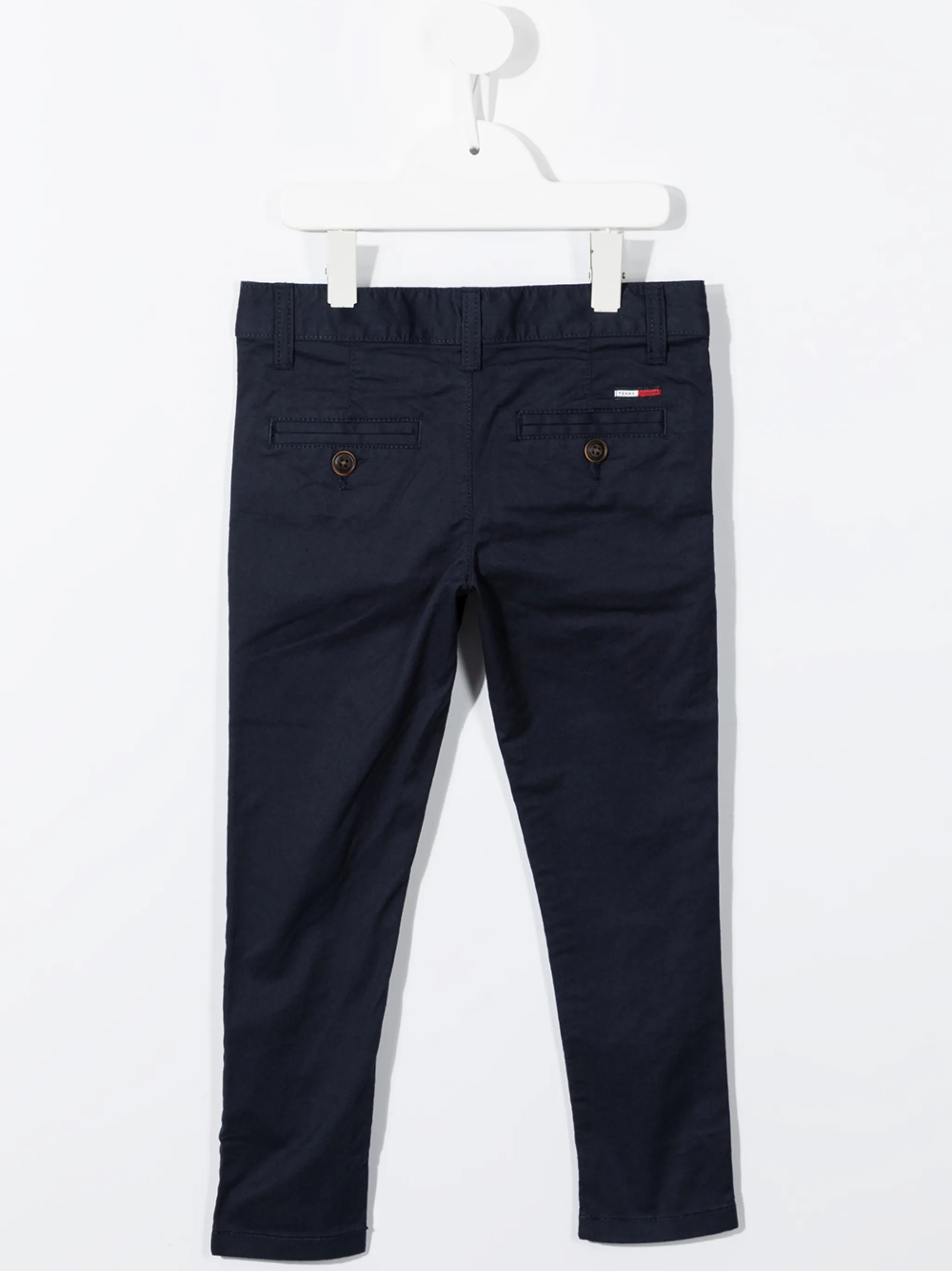 Брюки чинос узкого кроя Tommy Hilfiger Junior, синий — фото 2