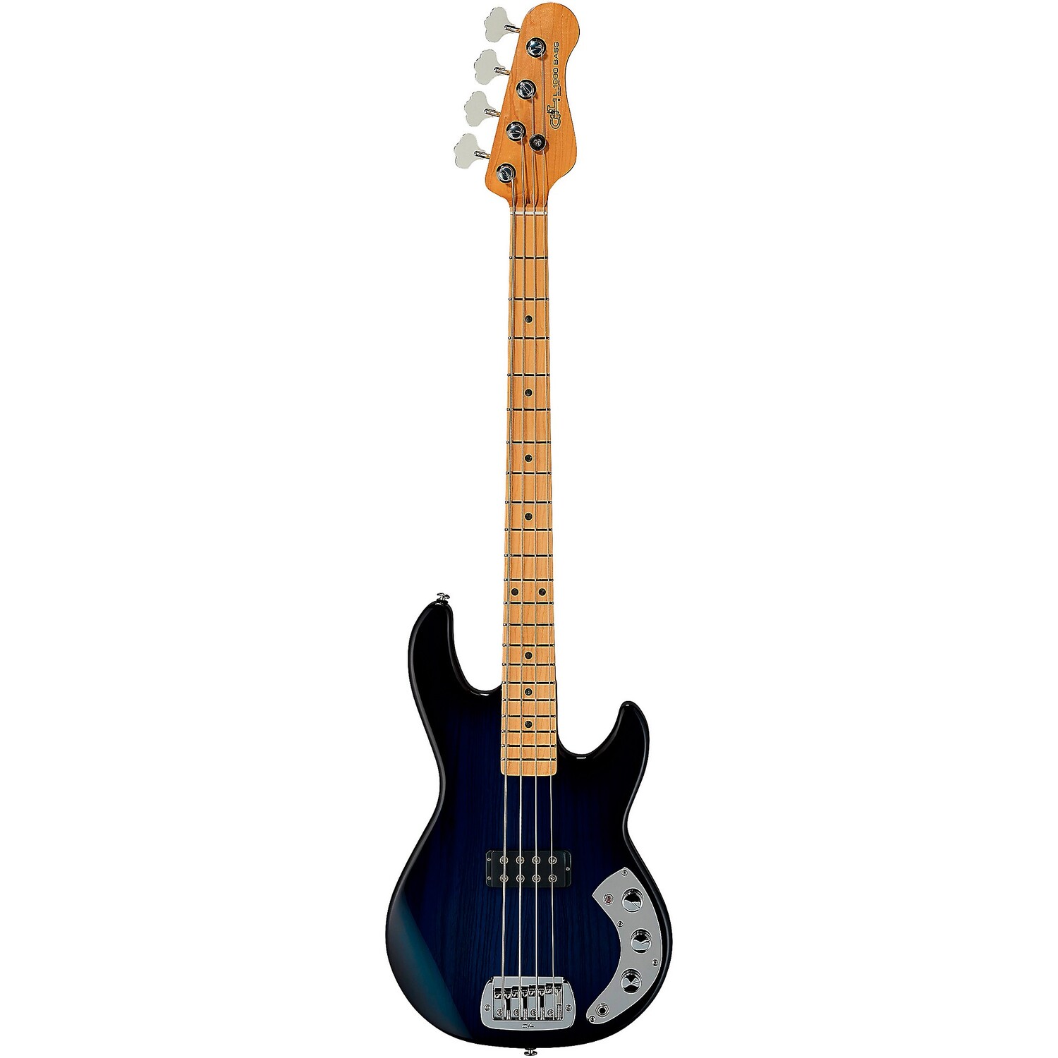 

G&L CLF Research L-1000 Электробас-гитара с кленовой накладкой Blue Burst