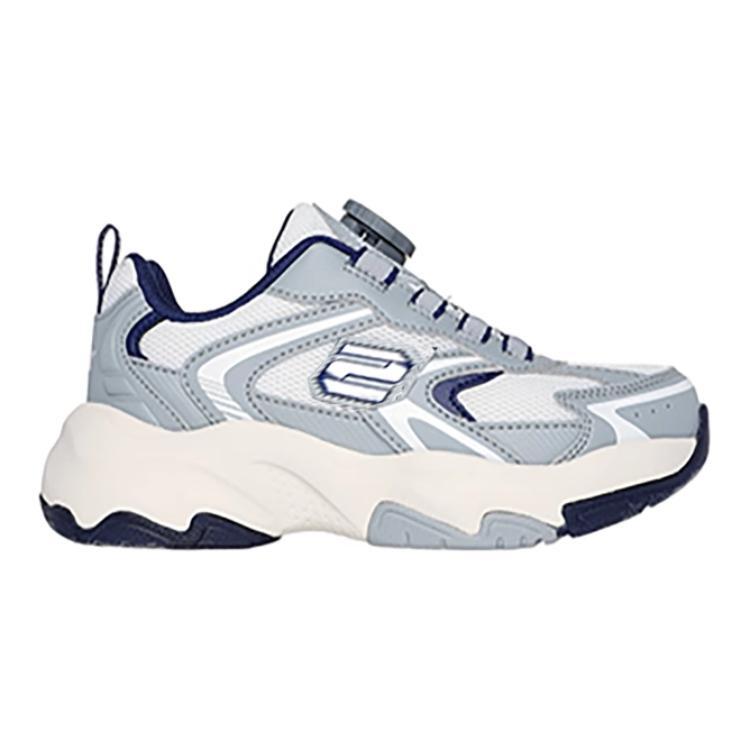 Детская повседневная обувь для детей, кроссовки, кроссовки Skechers Kids, цвет Gray/White — фото 2