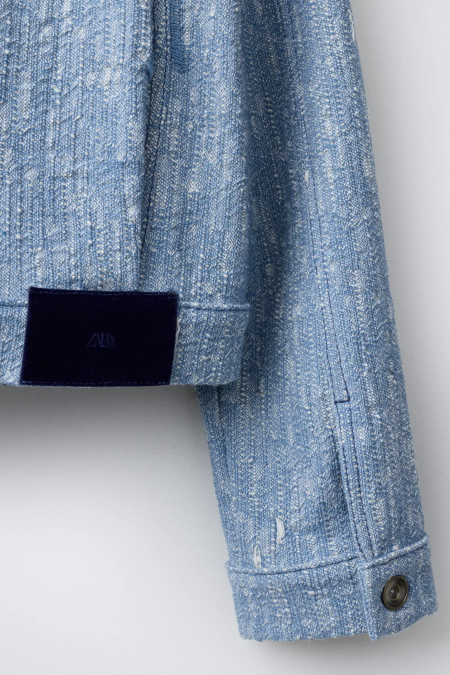 Zara Текстурированная куртка дальнобойщика — фото 4