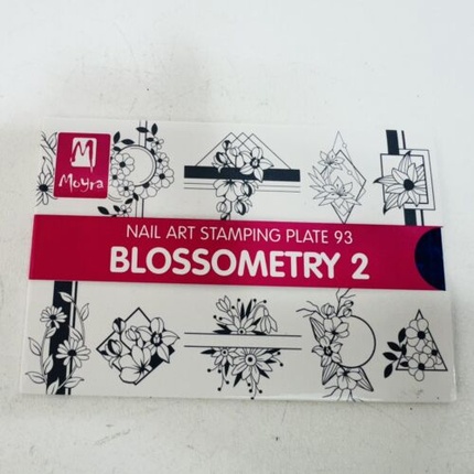 

Пластина для штамповки ногтей Аксессуар 93 Blossometrie Moyra